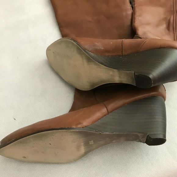 Leather knee-high boots - Picture 4 of 5